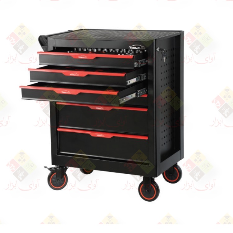 جعبه ابزار 136 پارچه چرخدار 6 کشو LK مدل Y0142